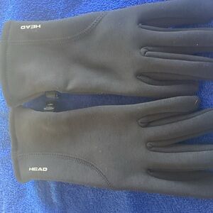 HEAD Black Thermal Gloves